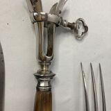 Household table 3 pieces leg XXth