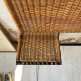 Metal and wicker headhead 50s