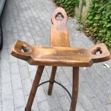 Pair of Spanish brutalist stools