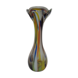 Vintage multicolored Murano vase
