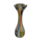 Vase de Murano multicolore vintage