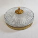 Ceiling lamp old gold cristal Lucien Gau