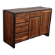 Buffet en bois et métal