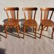 3 chaises + 1 tabouret