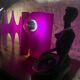 Vintage Table Lamp • V.Fuschia • Space Age • 1970