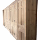 7m solid wood office cupboard set with 10 doors 1950