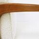 Paire de fauteuils des années 1960 en bouclette blanche