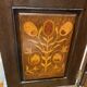 Lady bonheur du day secretary cabinet oak with marquetry and mother-of-pearl