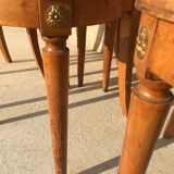 6 chaises cannées louis XI