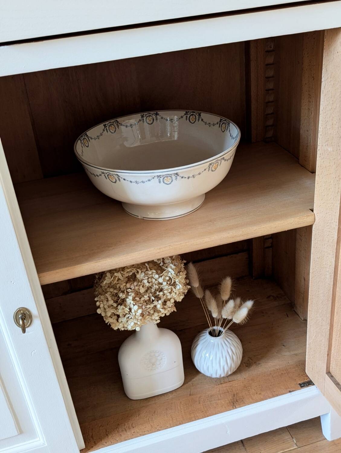 Renovated solid wood Parisian buffet