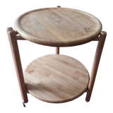Folding rolling table
