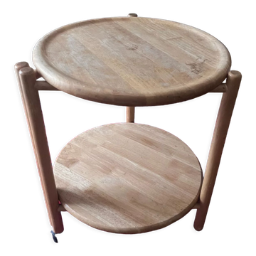 Folding rolling table