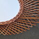 Asymmetrical rattan mirror 46cm