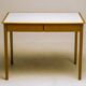 Small maple desk with a laminate top and two drawers, Fritz Hansen, 1950s.
