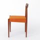 1 of 2 Vintage Lübke Rosewood Dining Chair, 1960s German Mid Century Chair