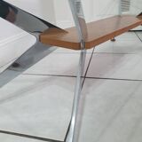 Coffee table with compass legs from the 60s
