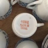 Service à café Chine, 18 pièces