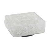 Square glass ceiling light