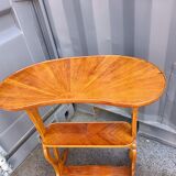 Pair of bedside tables in antique marquetry Louis XVl