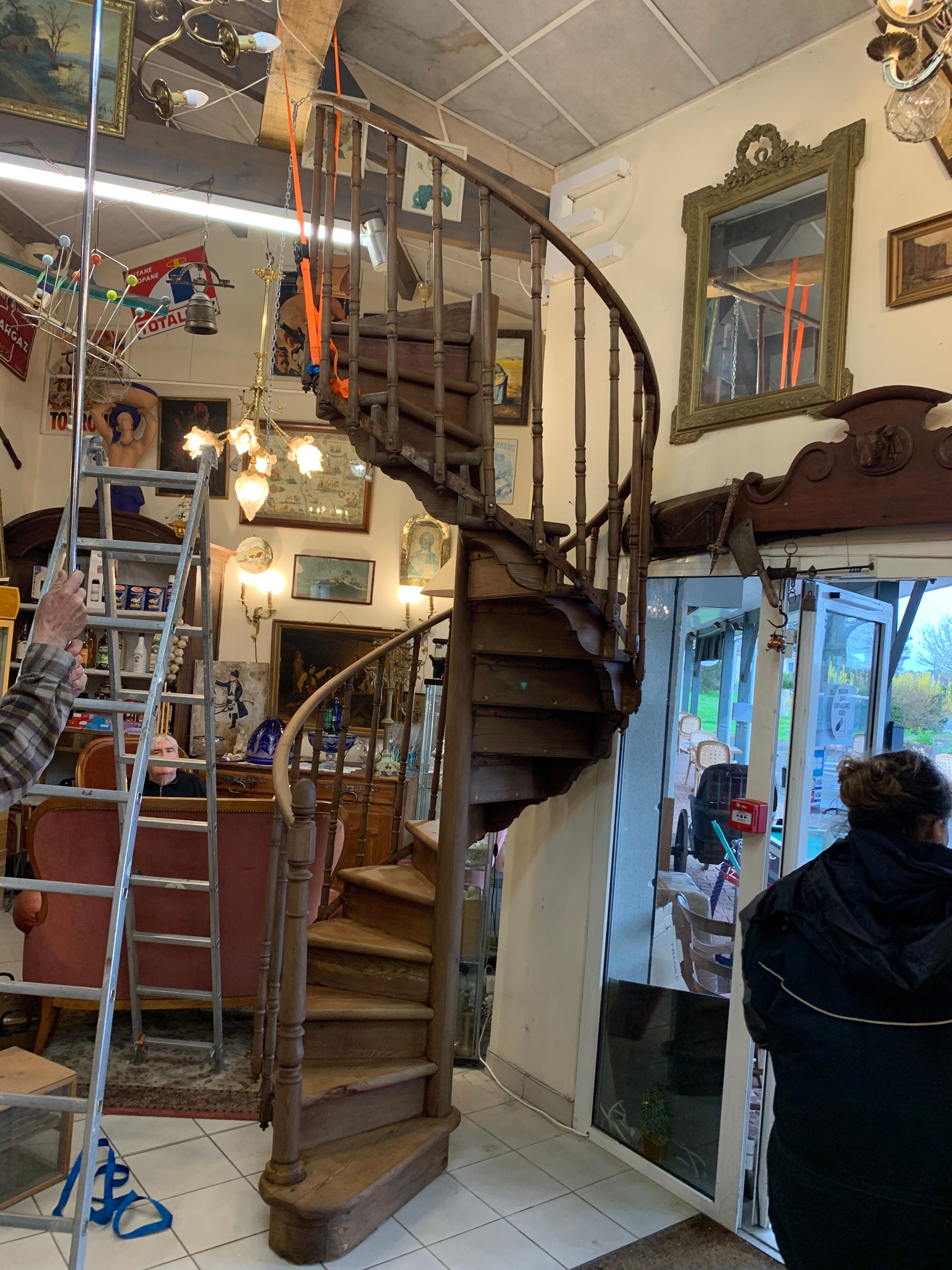 Escalier colimaçon 380cm