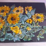 Ceramic coffee table from Quimper signed by Youen.