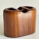 Vintage Teak Pencil Holder