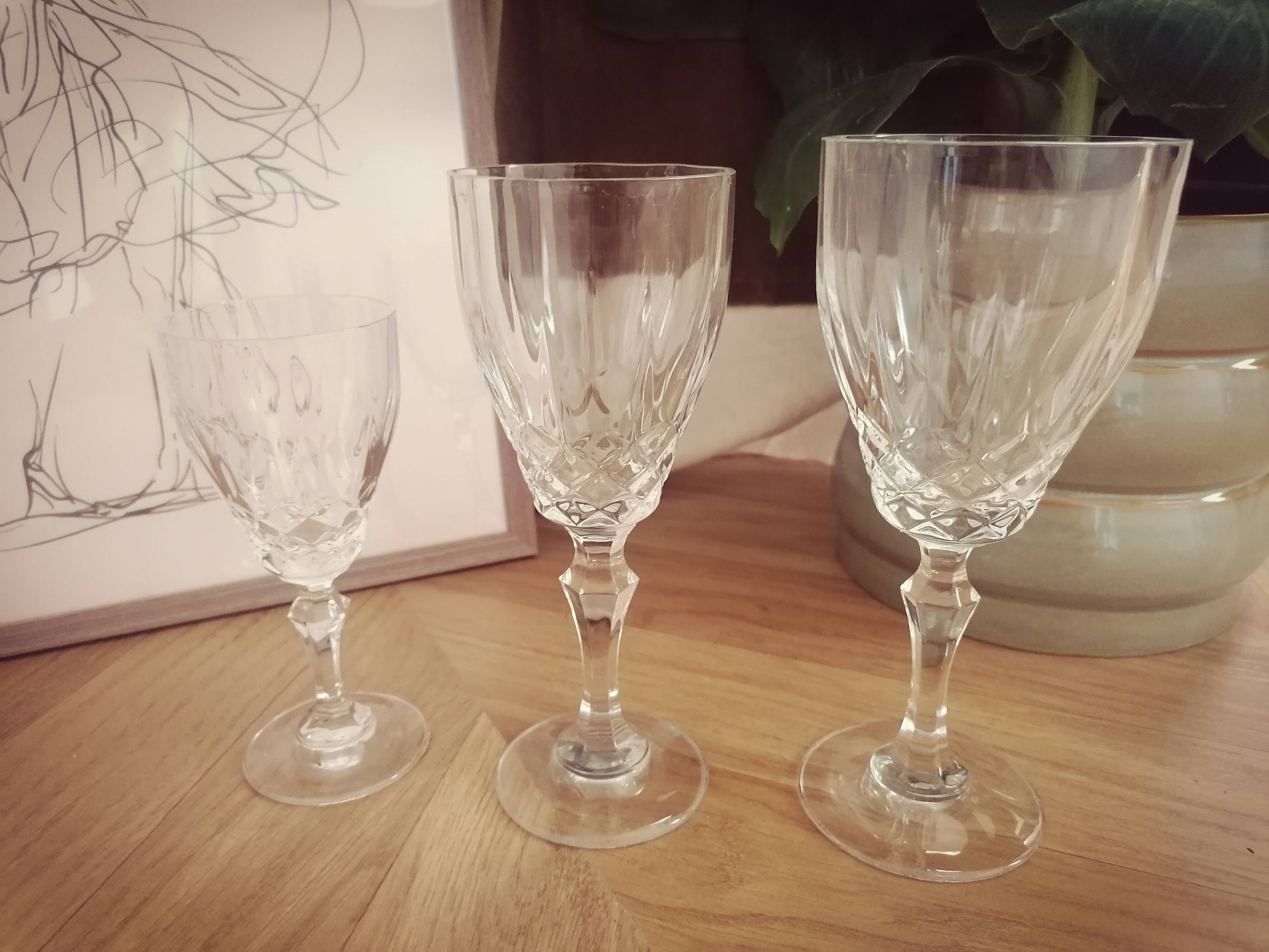 Lot verres en cristal Zajecar