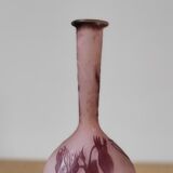 Soliflore vase signed Gallé