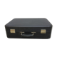 Valise vintage simili cuir noir