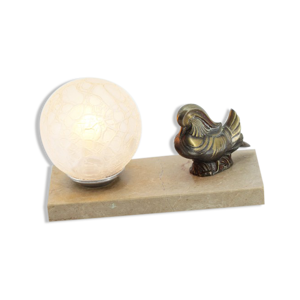 Lampe art deco oiseau