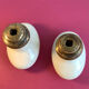 Vintage white porcelain door handles