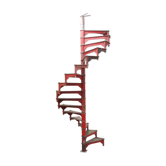 Cast iron spiral staircase, Sweden, 1900