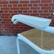 Cesca Chair model with armrest in white
