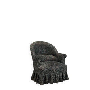 fauteuil crapaud vintage