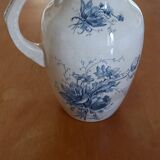 Sarreguemines earthenware pitcher