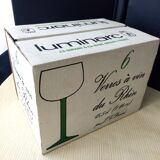 Set of 6 Rhine wine glasses JGDurand for Luminarc