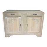 Solid oak sideboard – 1930s – fully airbrushed