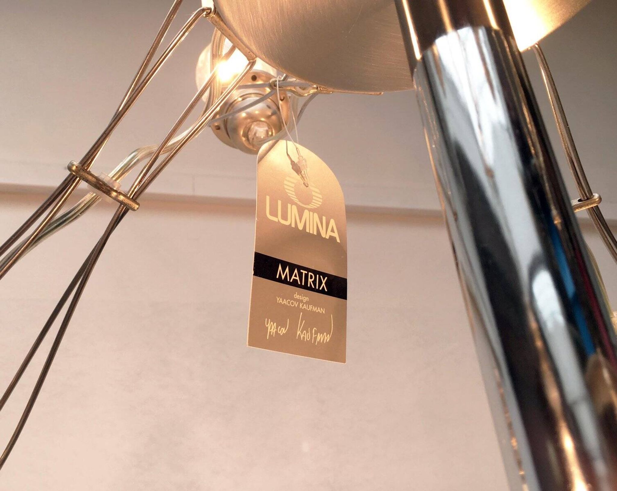 Italian floor lamp Matrix Terra by Yaacov Kaufmann for Lumina, 2000s.