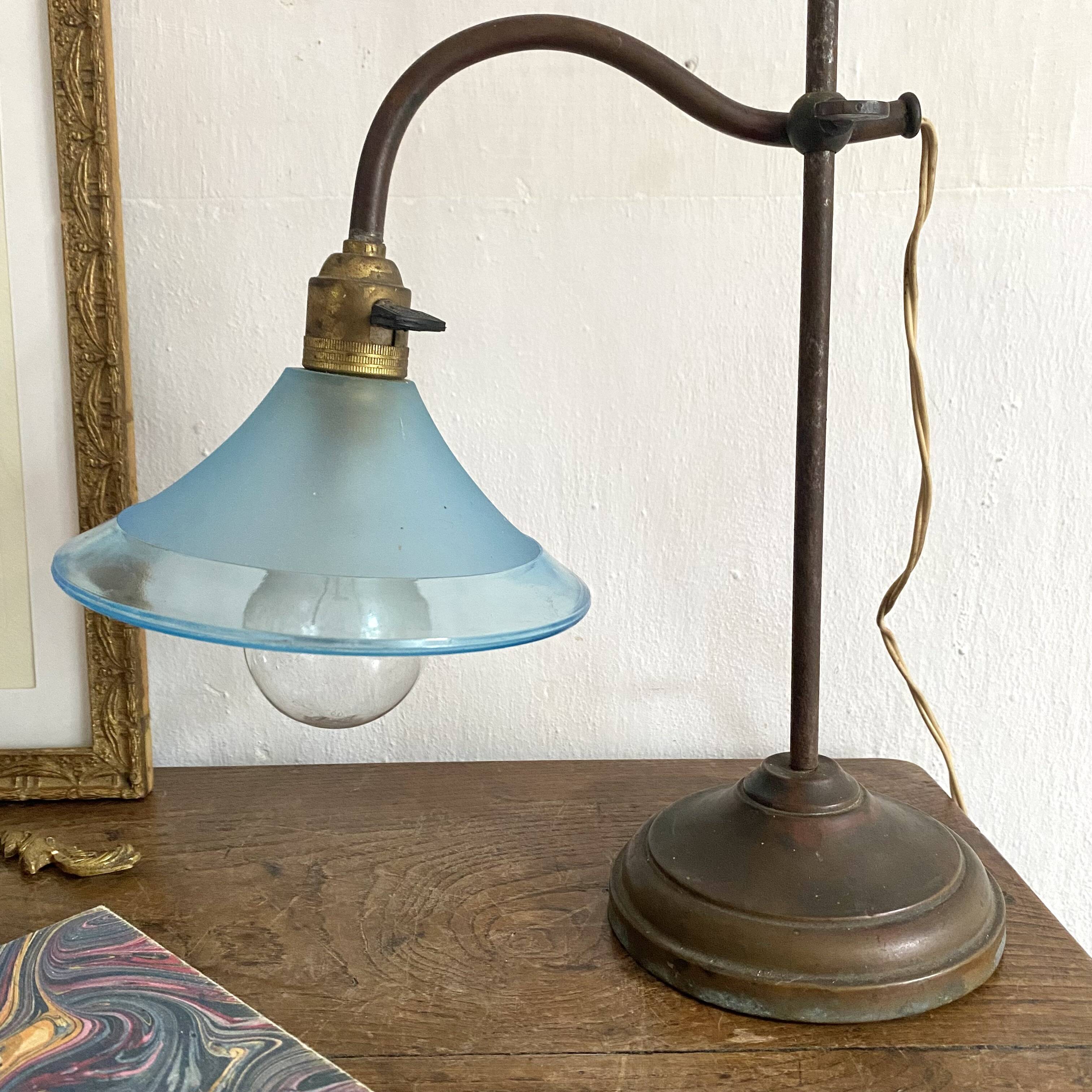 Jeweler's lamp, art deco desk lamp
