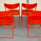 Lot de 4 chaises pliantes " Tedkla " Ikea années 80