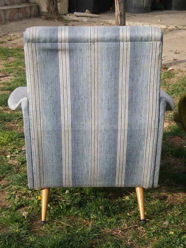 Paire de fauteuils vintage, design italien