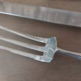 Art Deco silver leg meat serving box