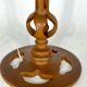 Lampe de table en bois italien vintage des années 50