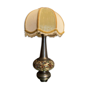 Lampe en faïence gerbino