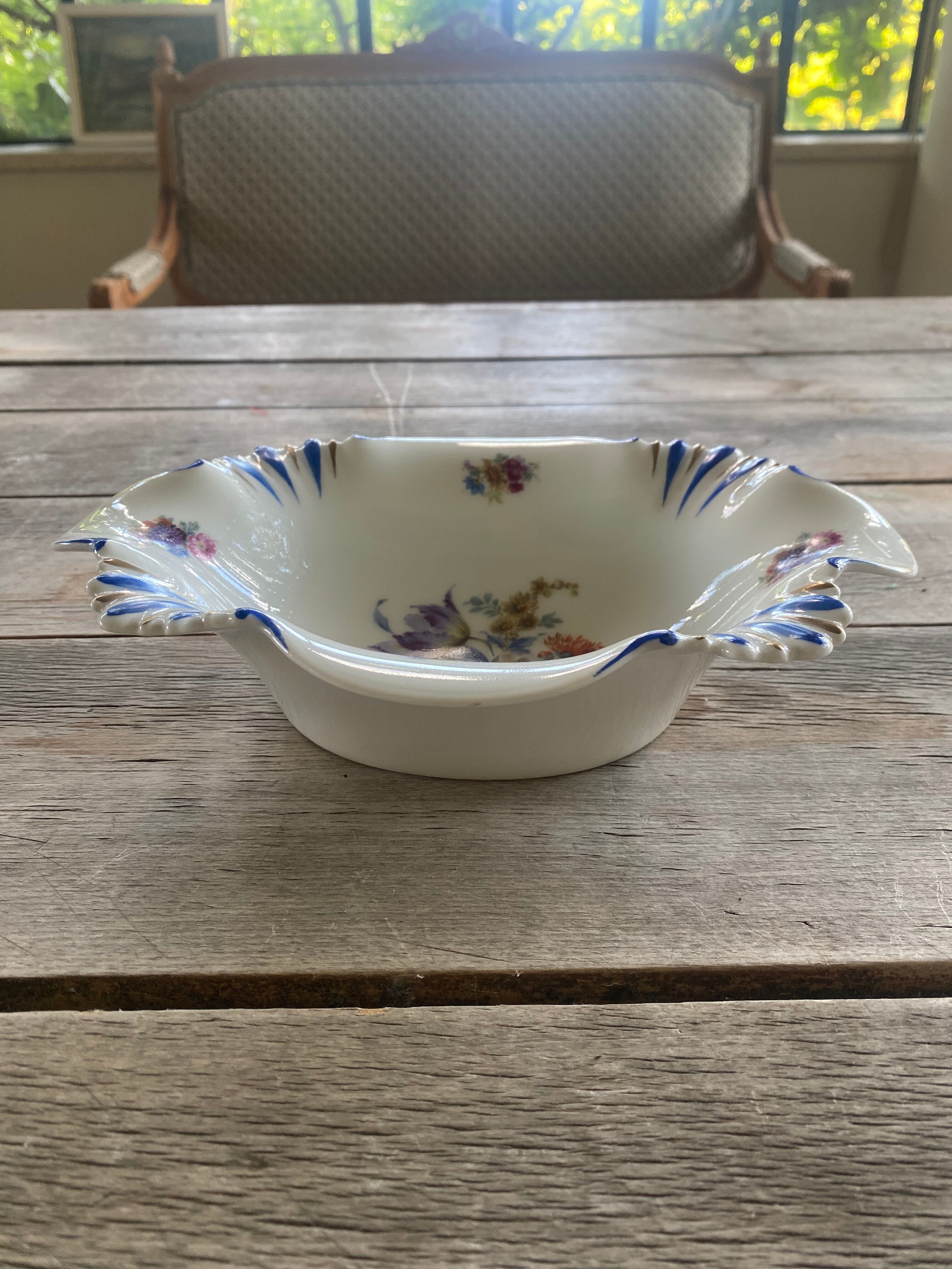 Limoges porcelain basket