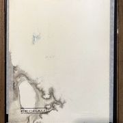 Œuvre originale sur papier signée Eugène Eechaut, 1973 - Encadrée