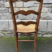 Fauteuil provencal, paillé, vintage, début XXème s.