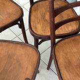 Suite 6 chaises de Bistrot vintage années 1960