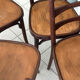 Set of 6 vintage bistro chairs from the 1960s.
