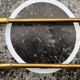 Old brass fireplace set